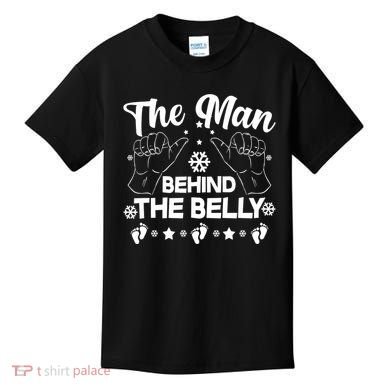 The Man Behind The Belly New Dad Kids T-Shirt