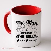 The Man Behind The Belly New Dad Coffee Mug thumb 0