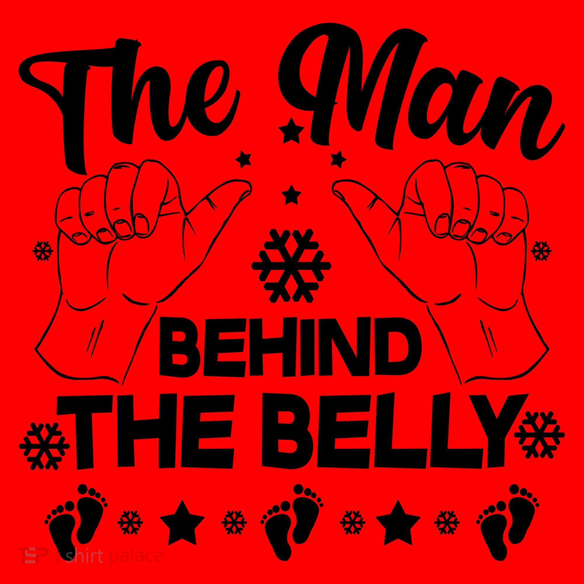 The Man Behind The Belly New Dad Coffee Mug