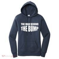 The Man Behind the Bump Pregnant Wife Daddy Women's Hoodie thumb 0