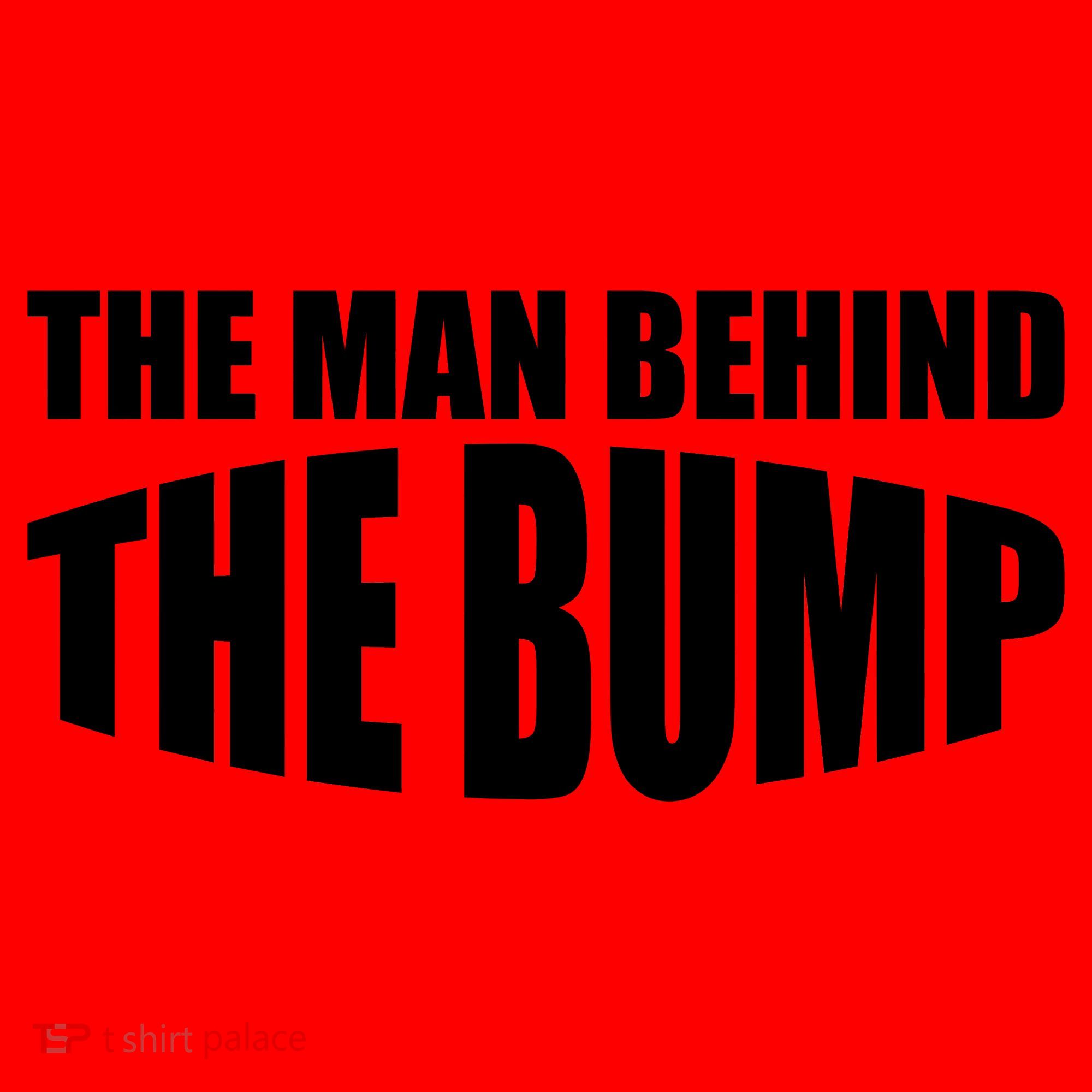 The Man Behind the Bump Pregnant Wife Daddy Santa Hat