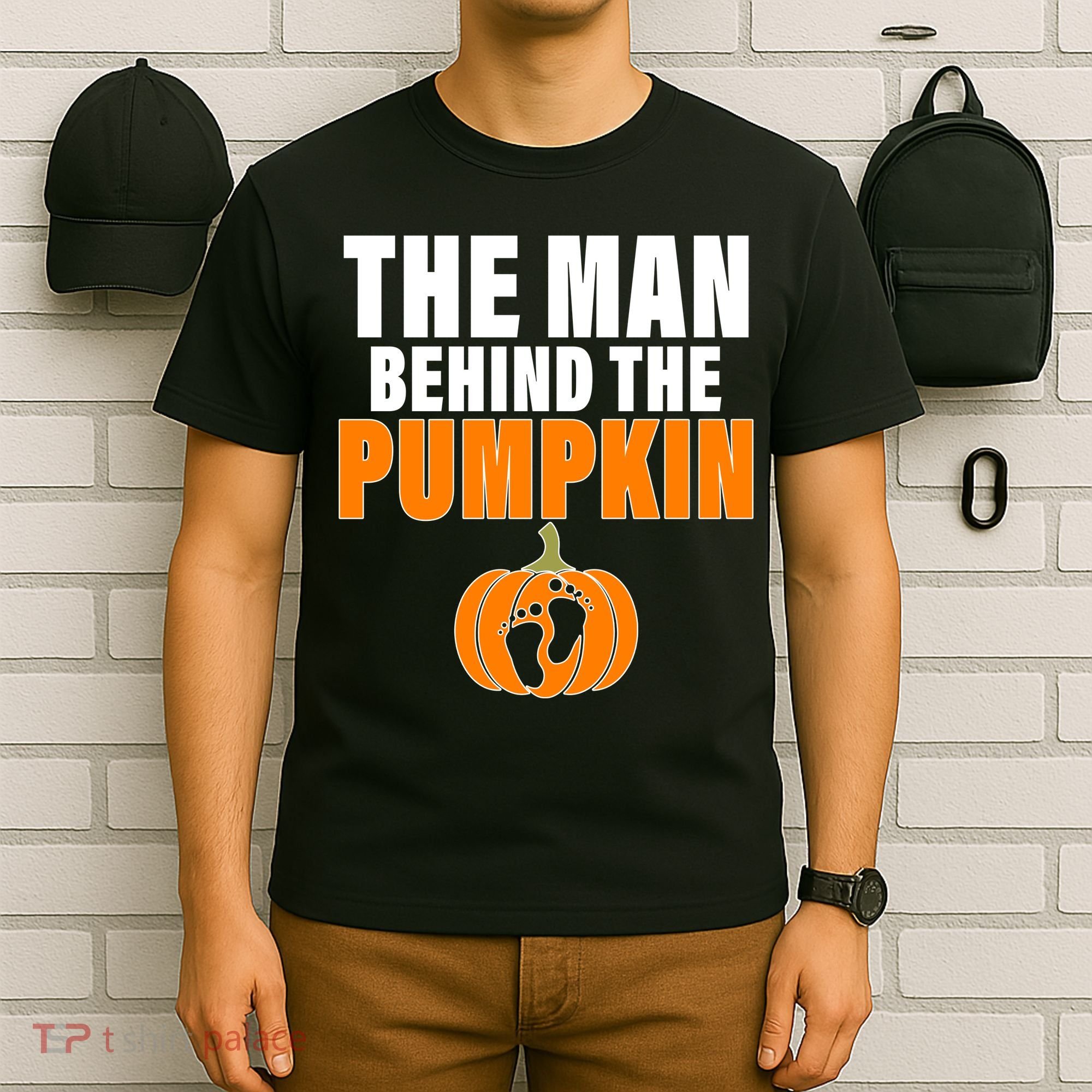 The Man Behind The Pumpkin T-Shirt