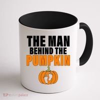 The Man Behind The Pumpkin Coffee Mug thumb 1