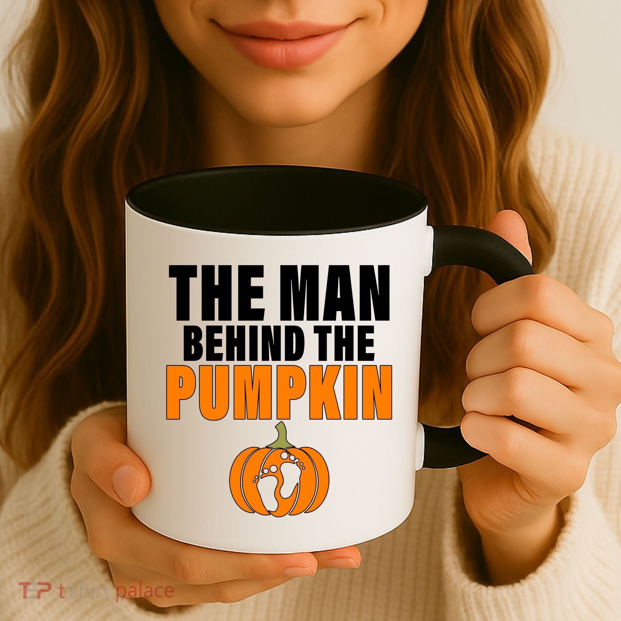 The Man Behind The Pumpkin Coffee Mug