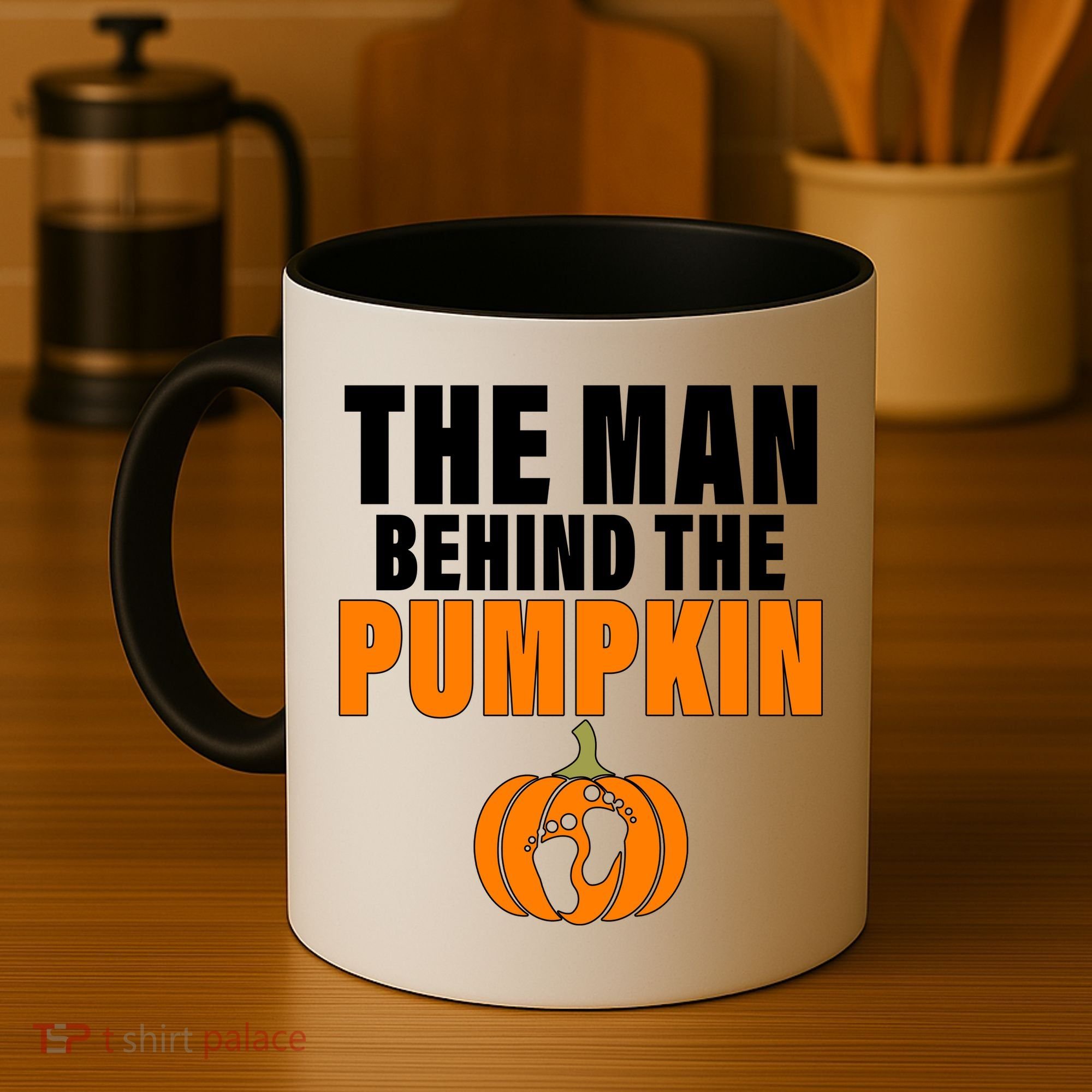 The Man Behind The Pumpkin Coffee Mug
