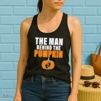 The Man Behind The Pumpkin Women's Tank Top thumb 2