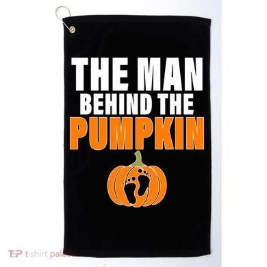 The Man Behind The Pumpkin Golf Towel