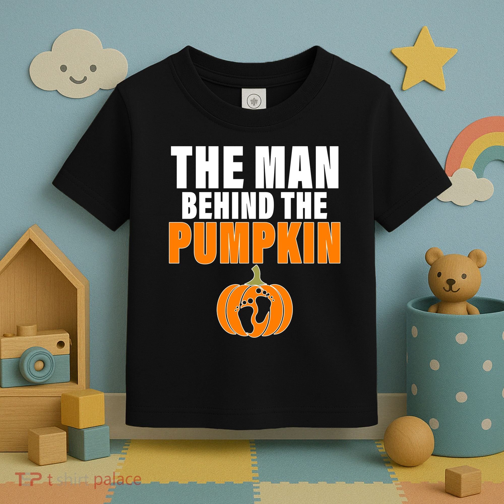 The Man Behind The Pumpkin Toddler T-Shirt