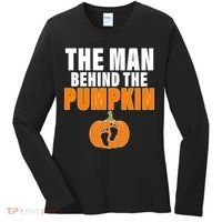 The Man Behind The Pumpkin Women's Long Sleeve Shirt thumb 0