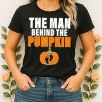 The Man Behind The Pumpkin Women's T-Shirt thumb 2