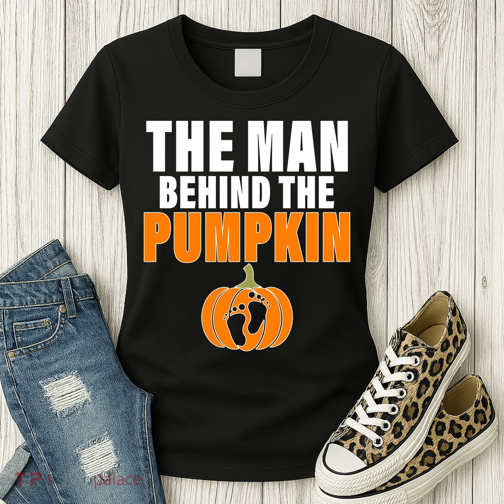 The Man Behind The Pumpkin Women's T-Shirt