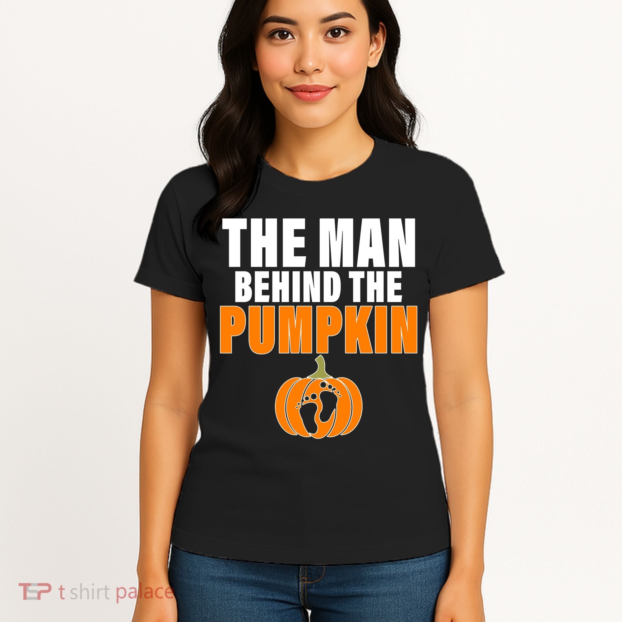 The Man Behind The Pumpkin Women's T-Shirt