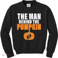 The Man Behind The Pumpkin Kids Sweatshirt thumb 0