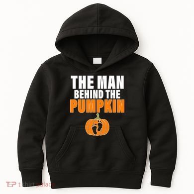 The Man Behind The Pumpkin Kids Hoodie