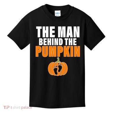 The Man Behind The Pumpkin Kids T-Shirt