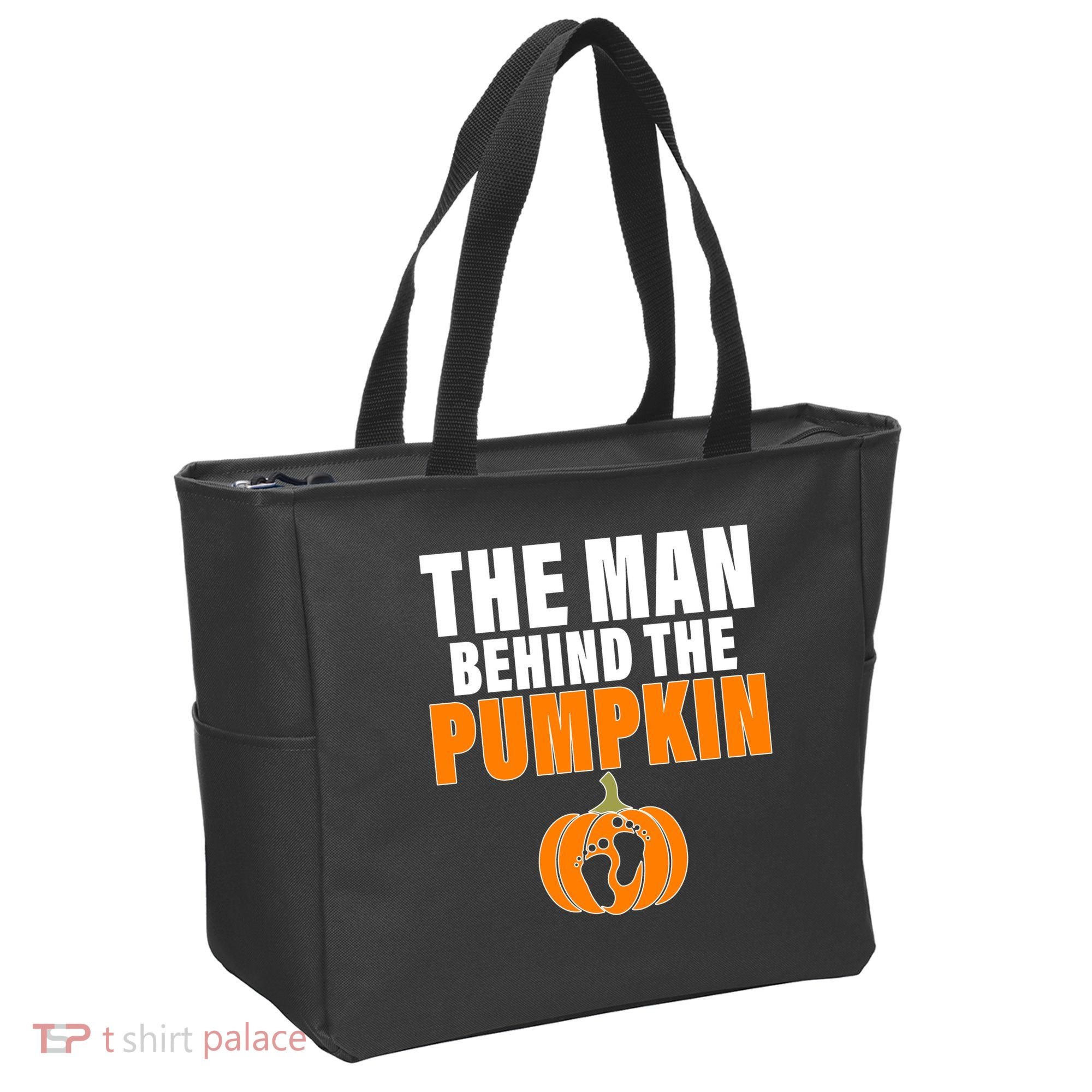 The Man Behind The Pumpkin Tote Bag