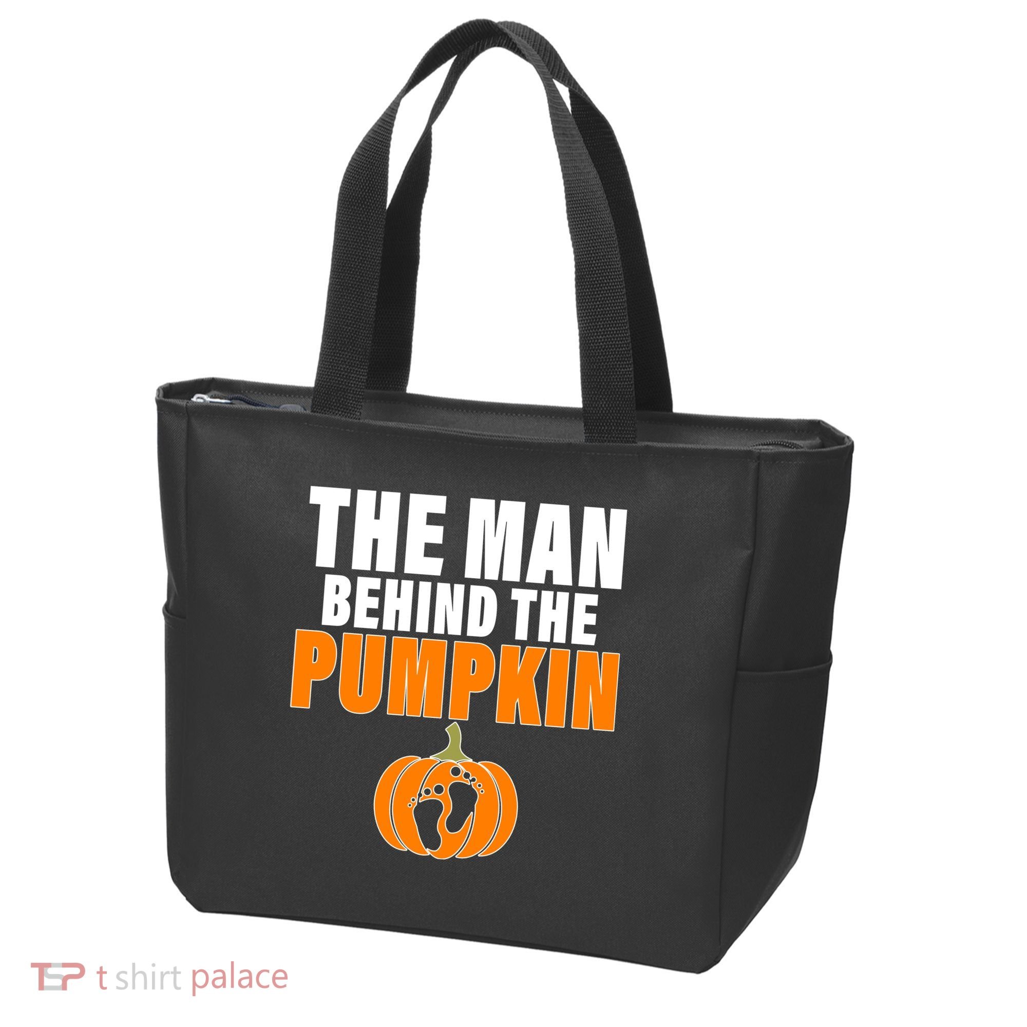 The Man Behind The Pumpkin Tote Bag