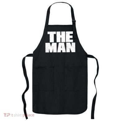 The Man Distressed Logo Apron