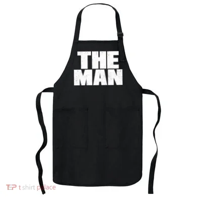 The Man Distressed Logo Apron