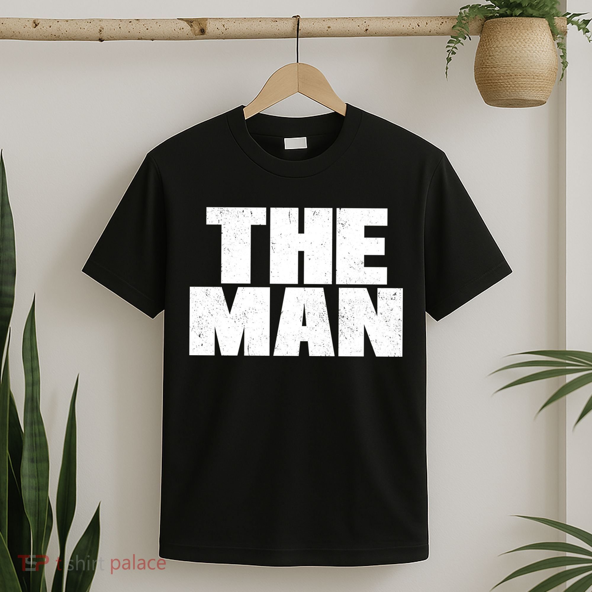 The Man Distressed Logo T-Shirt