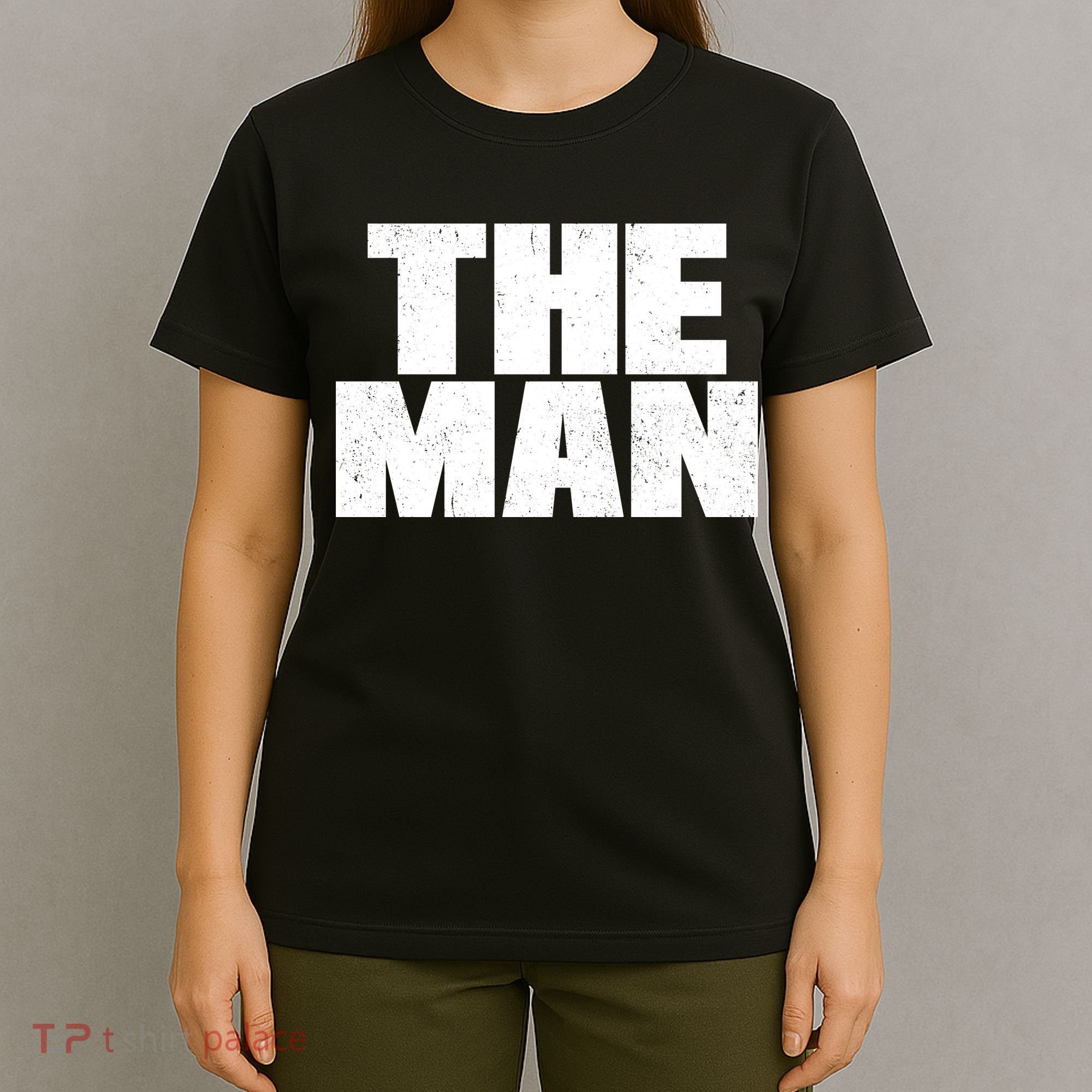 The Man Distressed Logo T-Shirt