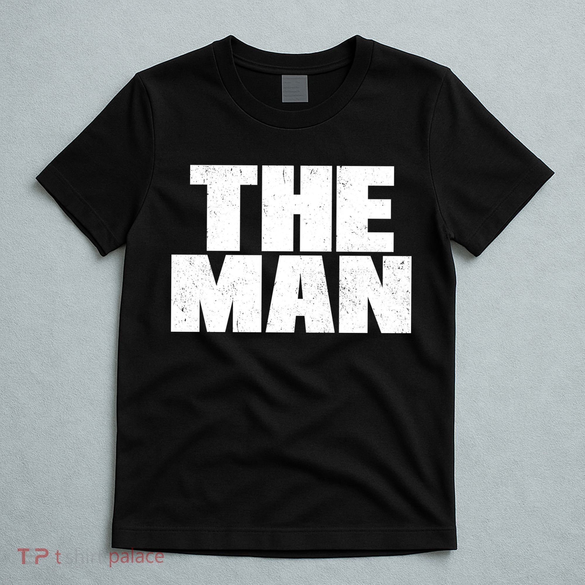 The Man Distressed Logo T-Shirt