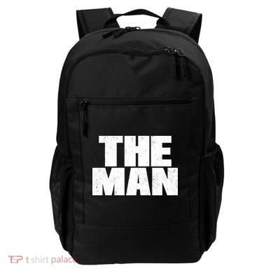 The Man Distressed Logo Backpack