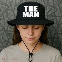 The Man Distressed Logo Bucket Hat thumb 3
