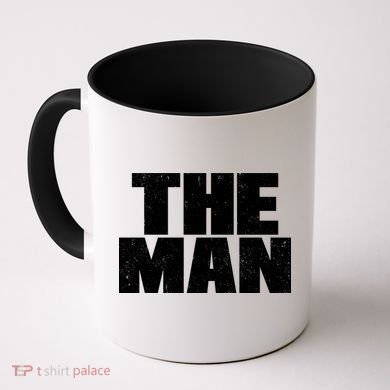 The Man Distressed Logo Coffee Mug