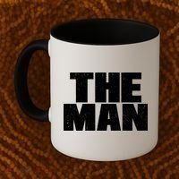 The Man Distressed Logo Coffee Mug thumb 2