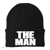 The Man Distressed Logo Beanie thumb 0