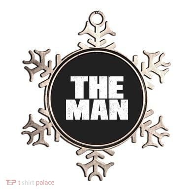 The Man Distressed Logo Ornament