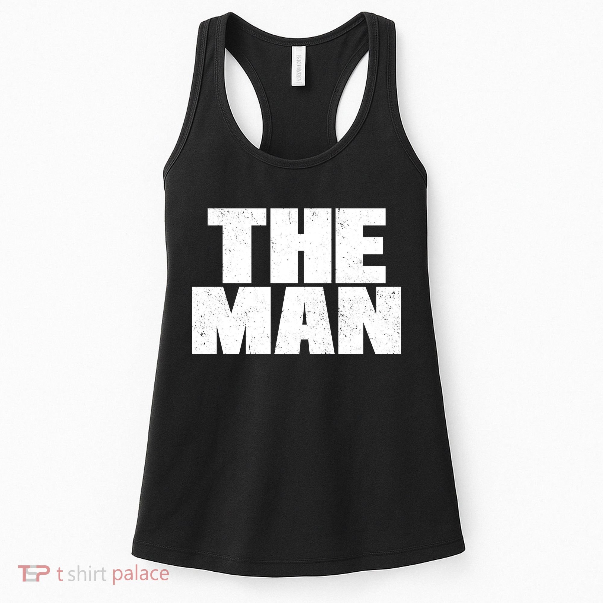 The Man Distressed Logo Women's Tank Top