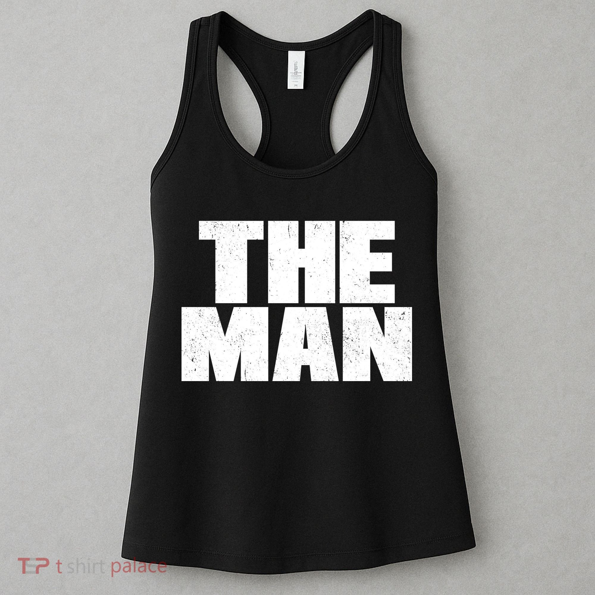 The Man Distressed Logo Women's Tank Top