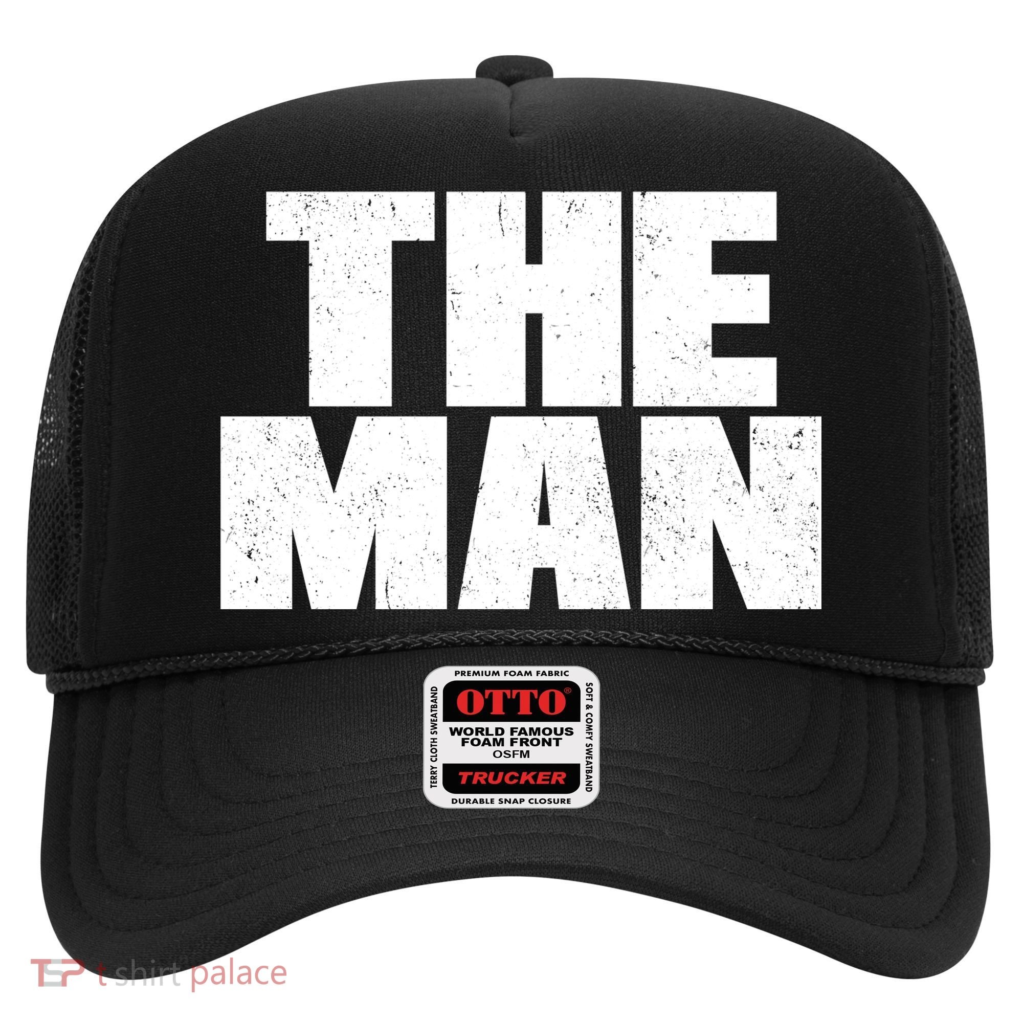 The Man Distressed Logo Hat