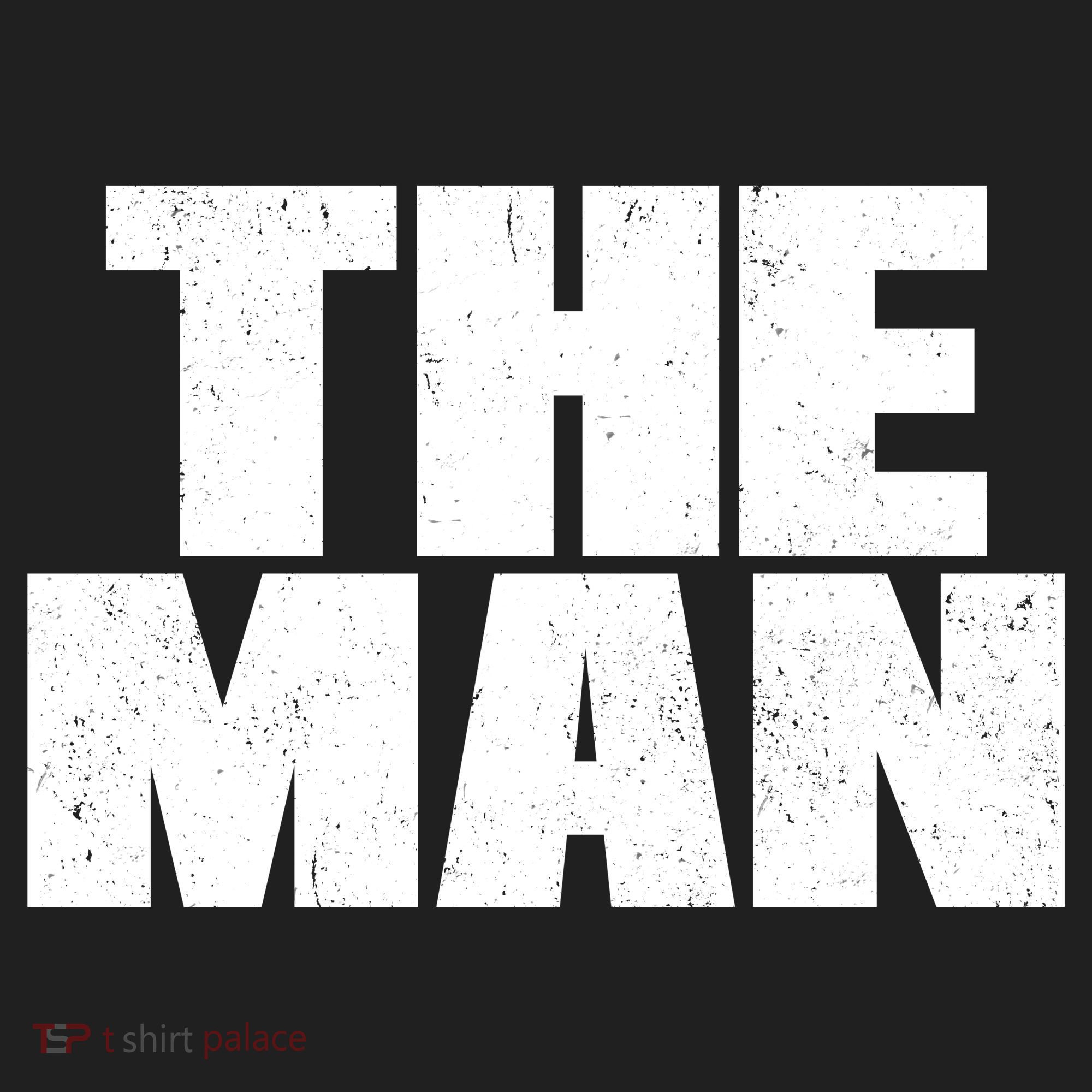 The Man Distressed Logo Hat