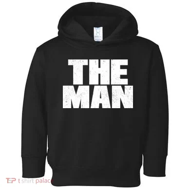 The Man Distressed Logo Toddler Hoodie