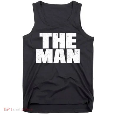 The Man Distressed Logo Tank Top