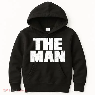 The Man Distressed Logo Kids Hoodie