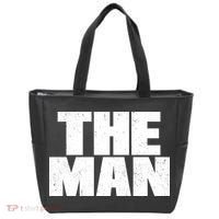 The Man Distressed Logo Tote Bag thumb 0