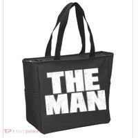 The Man Distressed Logo Tote Bag thumb 2