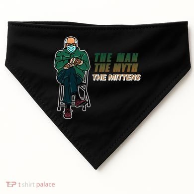The Man Myth The Mittens Bernie Sanders USA-Made Doggie Bandana