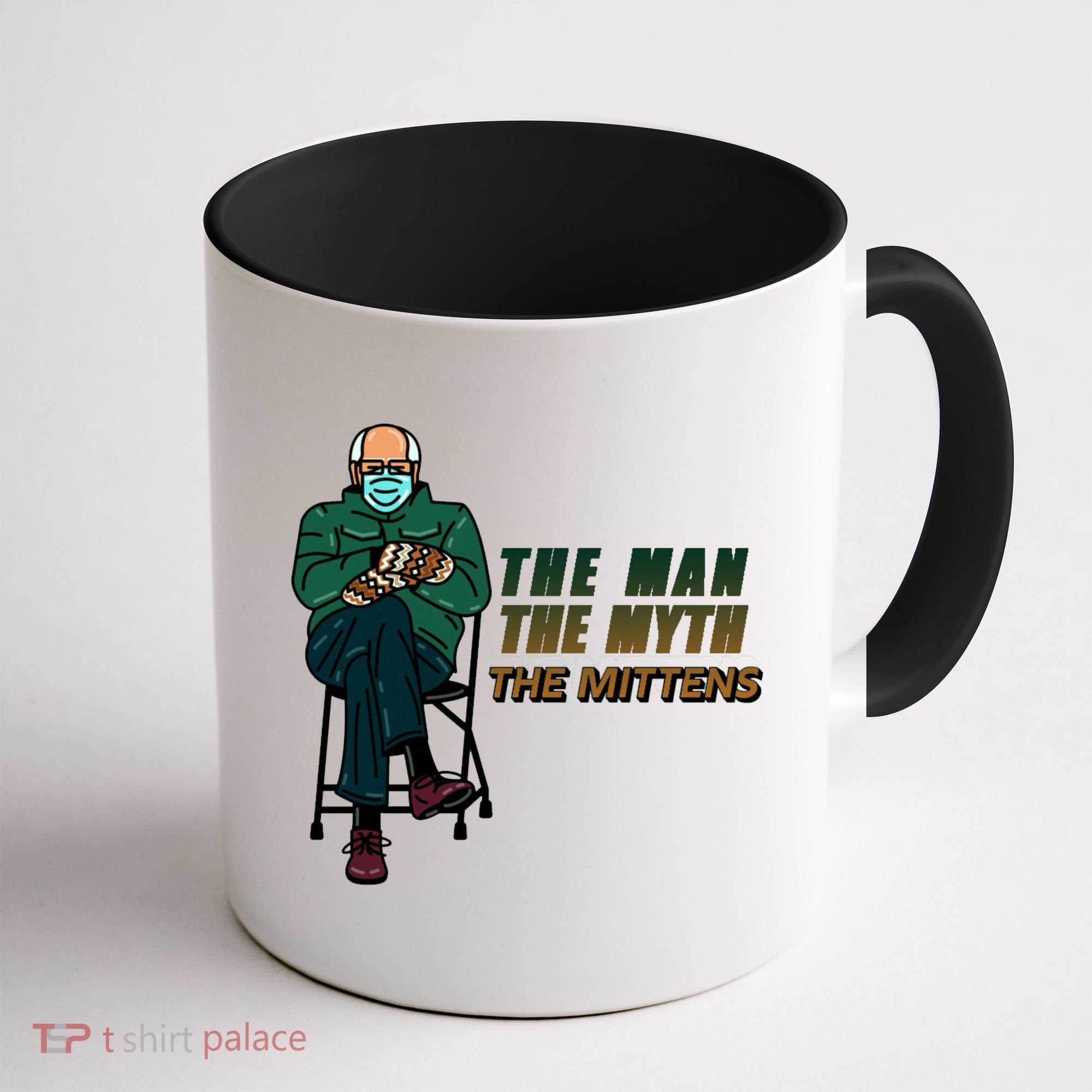 The Man Myth The Mittens Bernie Sanders Coffee Mug