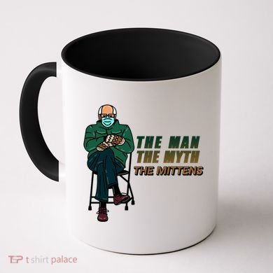 The Man Myth The Mittens Bernie Sanders Coffee Mug