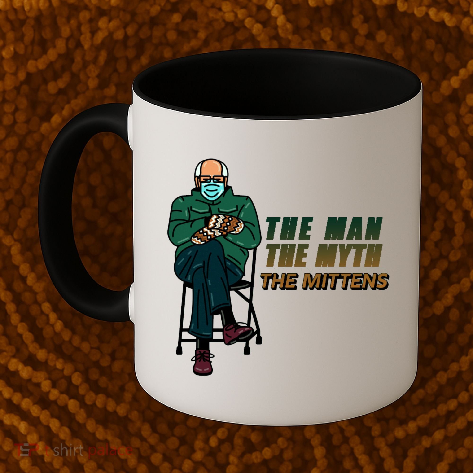 The Man Myth The Mittens Bernie Sanders Coffee Mug