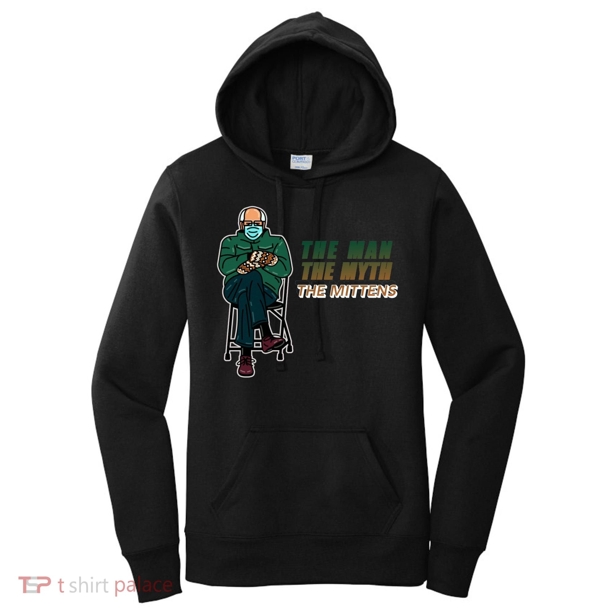 The Man Myth The Mittens Bernie Sanders Women's Hoodie