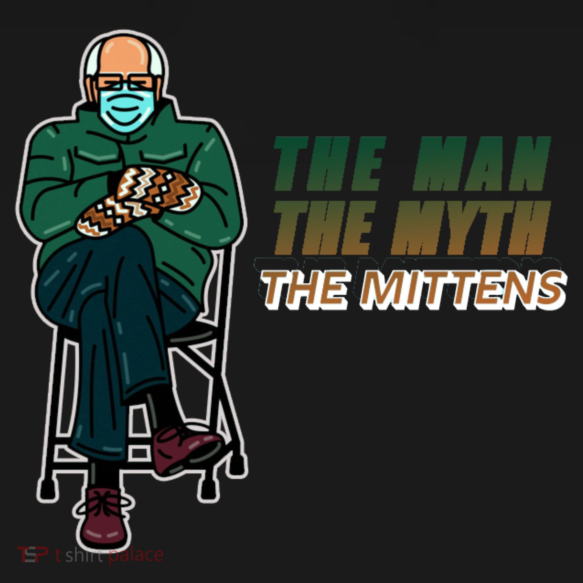 The Man Myth The Mittens Bernie Sanders Mousepad