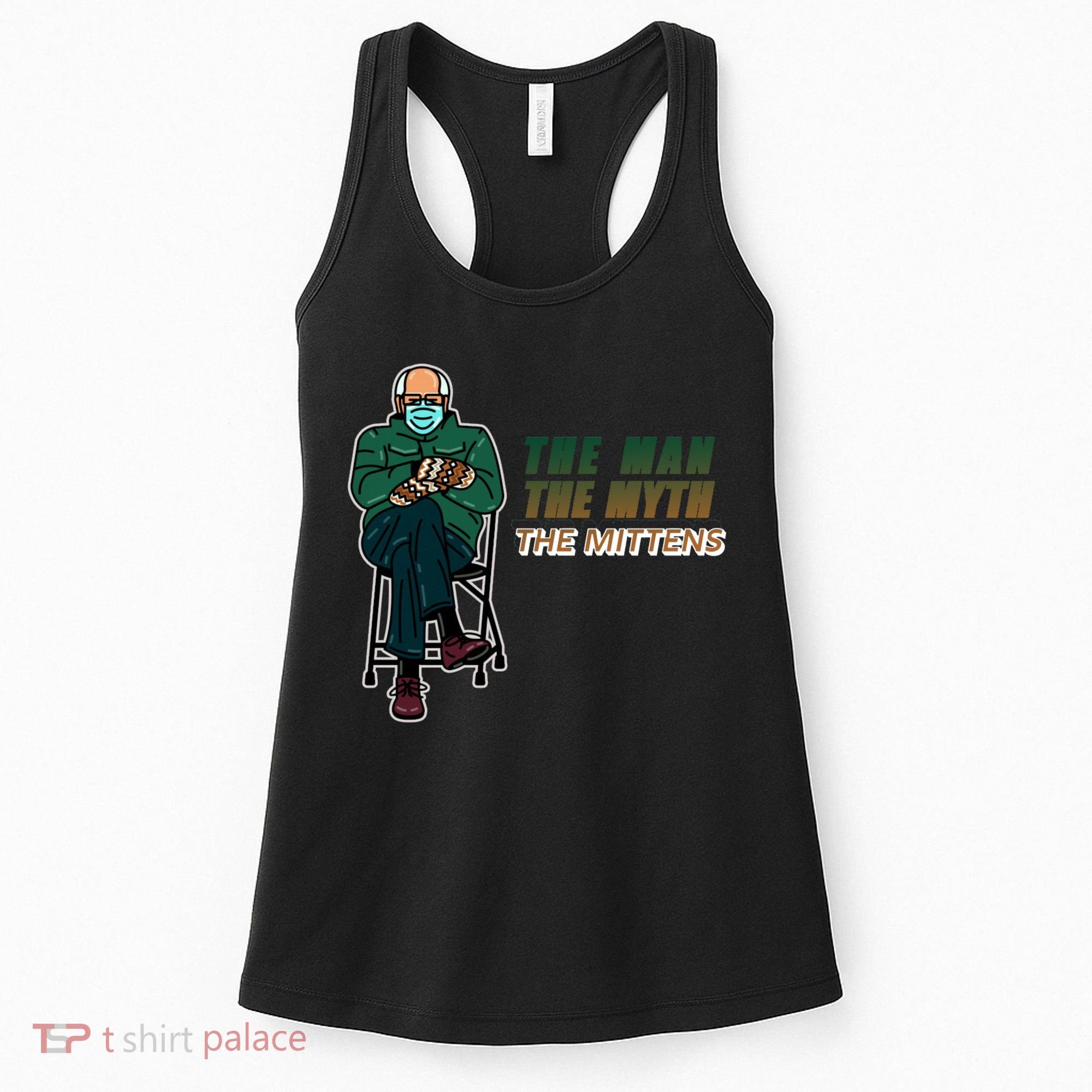 The Man Myth The Mittens Bernie Sanders Women's Tank Top