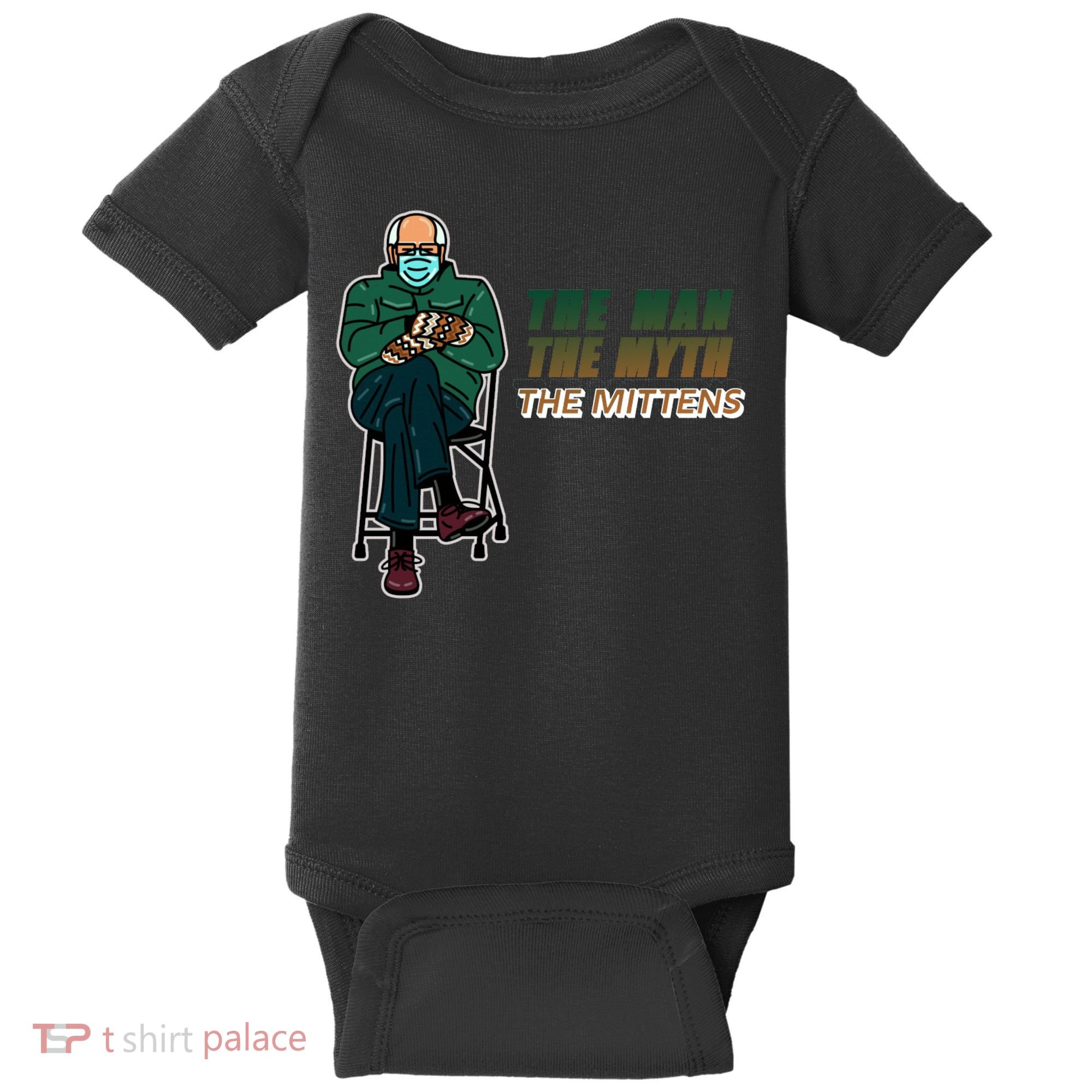 The Man Myth The Mittens Bernie Sanders Baby Bodysuit