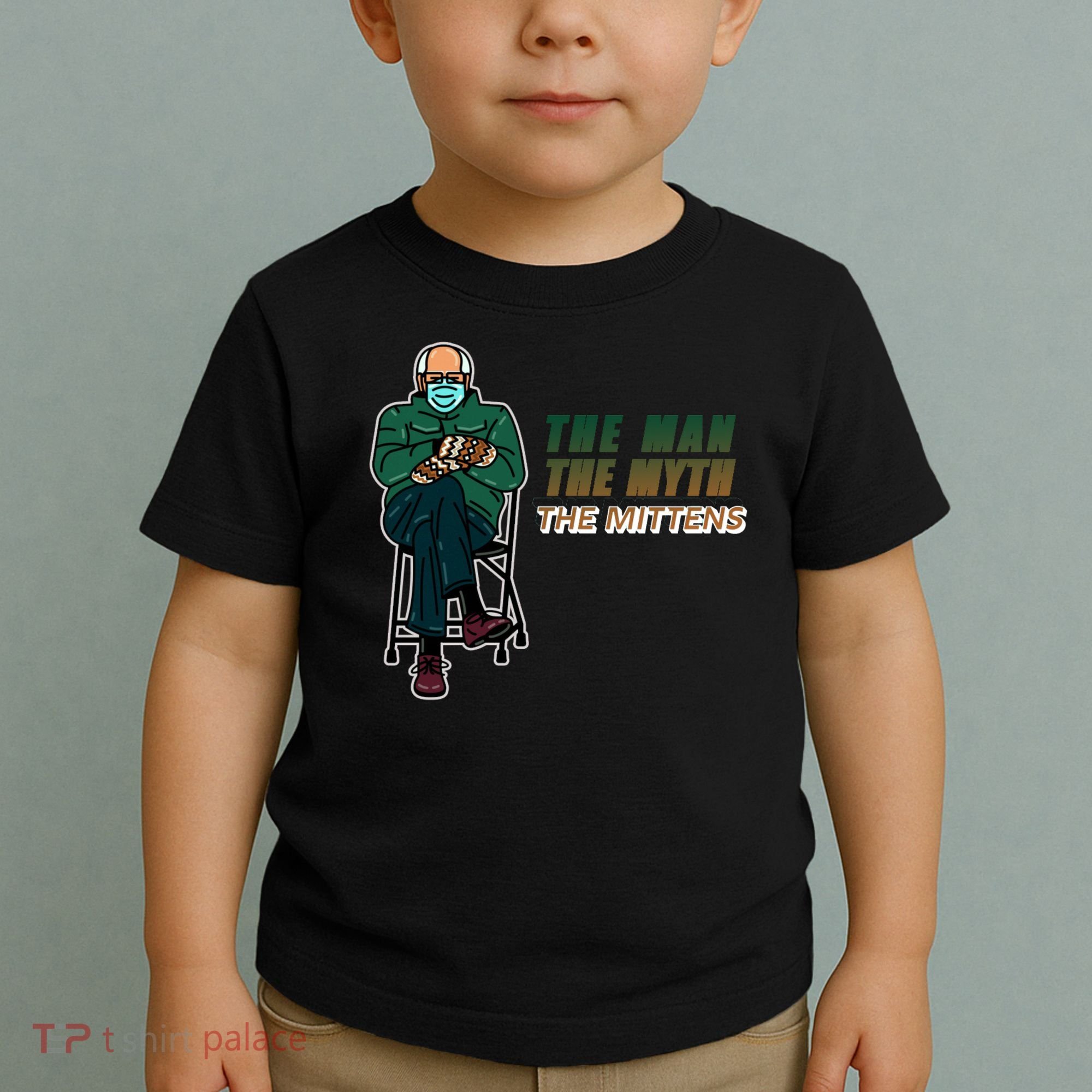The Man Myth The Mittens Bernie Sanders Toddler T-Shirt